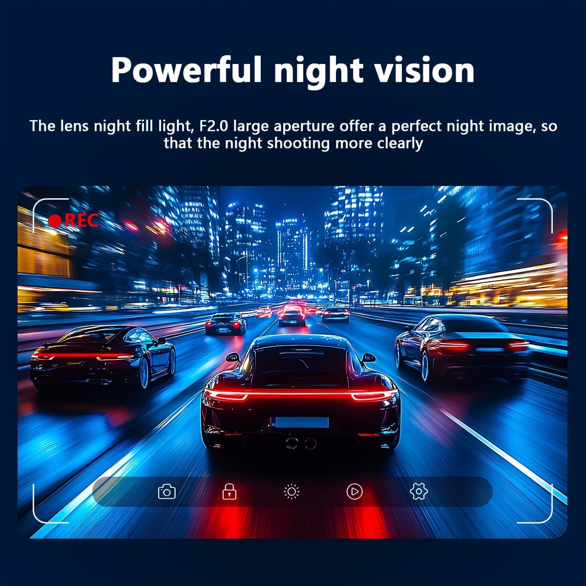 Dash Cam with 1080P Night Vision & - Image 3
