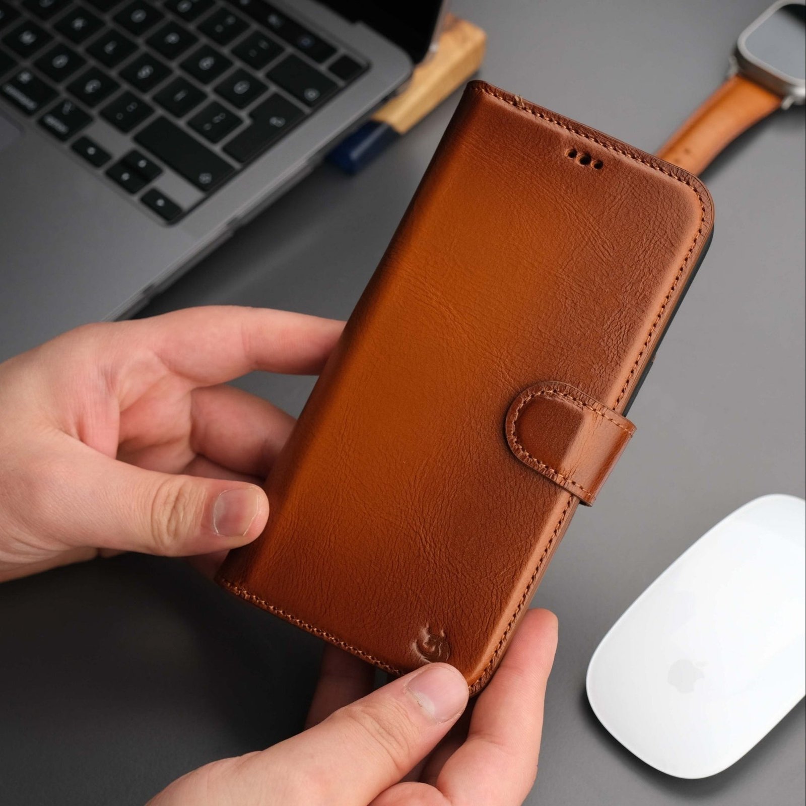 Casper iPhone 16 Pro Max Wallet Case Leather MagSafe - Image 2