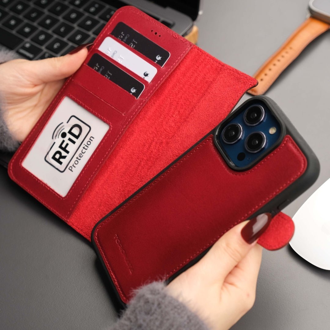 Casper iPhone 16 Pro Max Wallet Case Leather MagSafe - Image 6