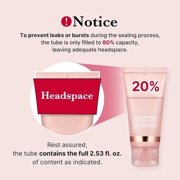 Collagen Night Wrapping Mask 75ml for Hydrating Skin Care - Image 3