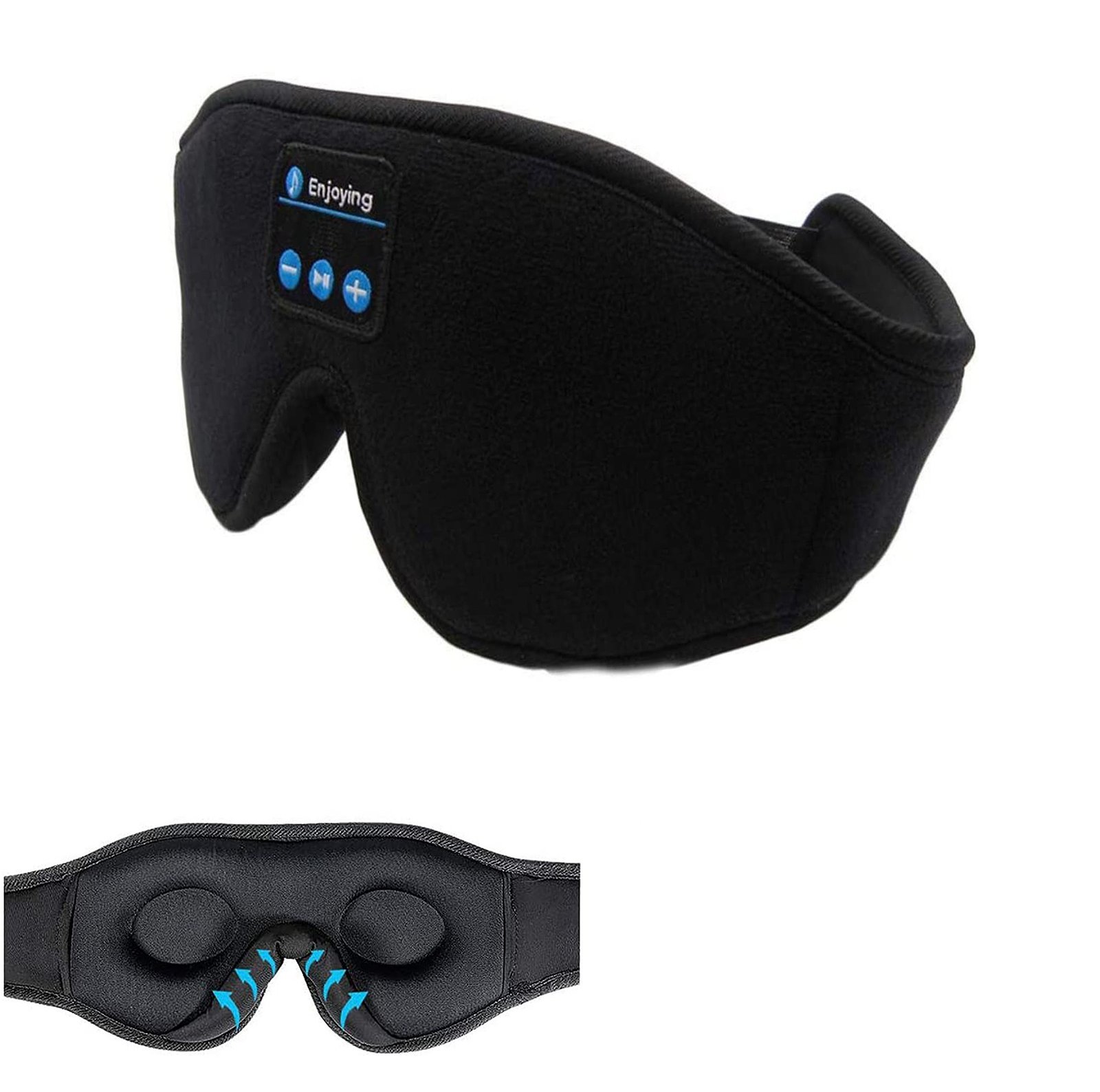 Bluetooth Sleep Mask with Built-in Stereo Speakers - Image 6