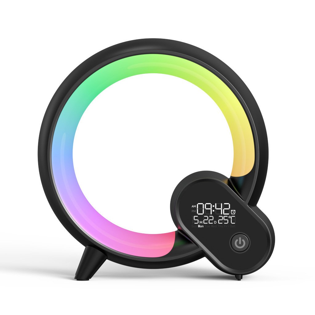 Smart Sunrise Alarm Clock with Bluetooth Speaker & RGB Light - Image 7