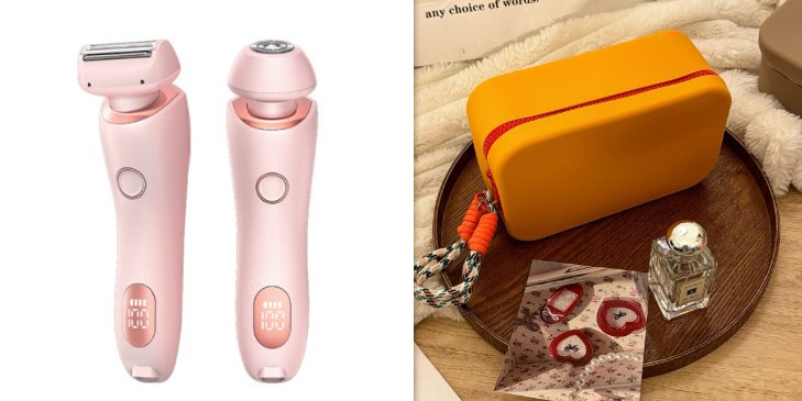 2-in-1 USB Rechargeable Women’s Electric Shaver & Body Trimmer - Image 7