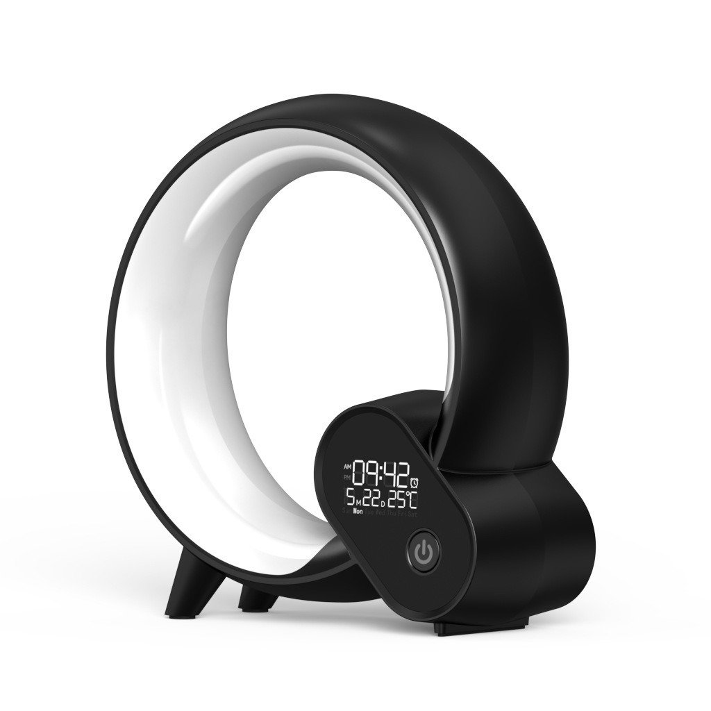 Smart Sunrise Alarm Clock with Bluetooth Speaker & RGB Light - Image 2