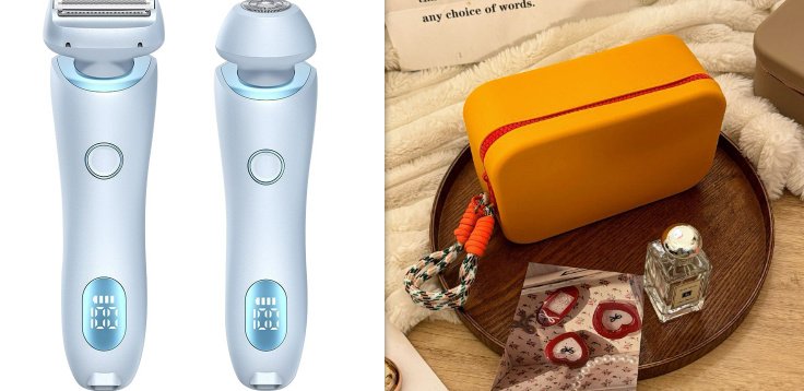 2-in-1 USB Rechargeable Women’s Electric Shaver & Body Trimmer - Image 4