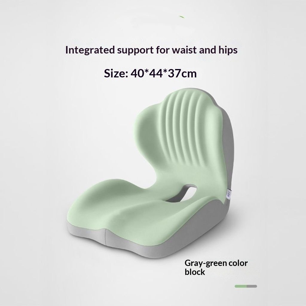 Ergonomic Lumbar Support Seat Cushion - Posture Correcting Memory Foam Chair Pad for Students Office Home Use - Image 2