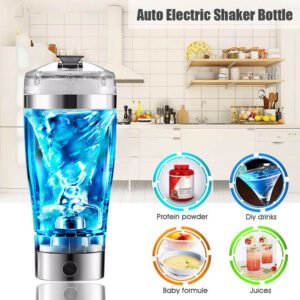 USB Rechargeable Electric Protein Shaker Bottle