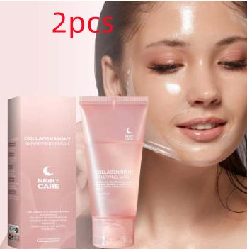 Collagen Night Wrapping Mask 75ml for Hydrating Skin Care - Image 8