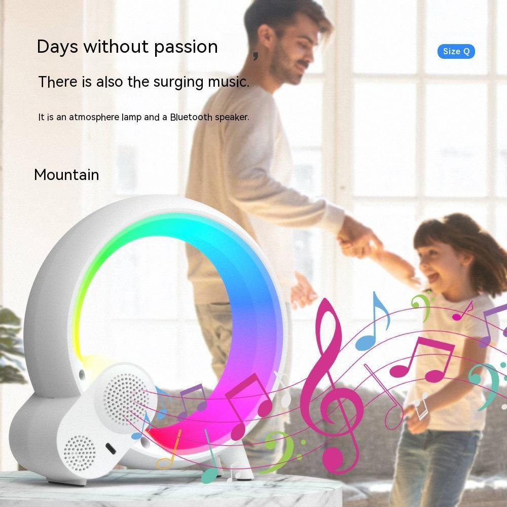 Smart Sunrise Alarm Clock with Bluetooth Speaker & RGB Light - Image 6