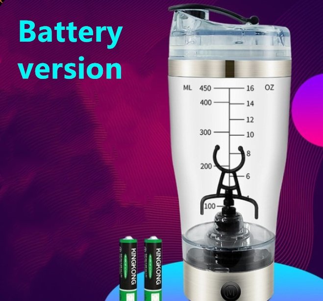 USB Rechargeable Electric Protein Shaker Bottle - Image 6