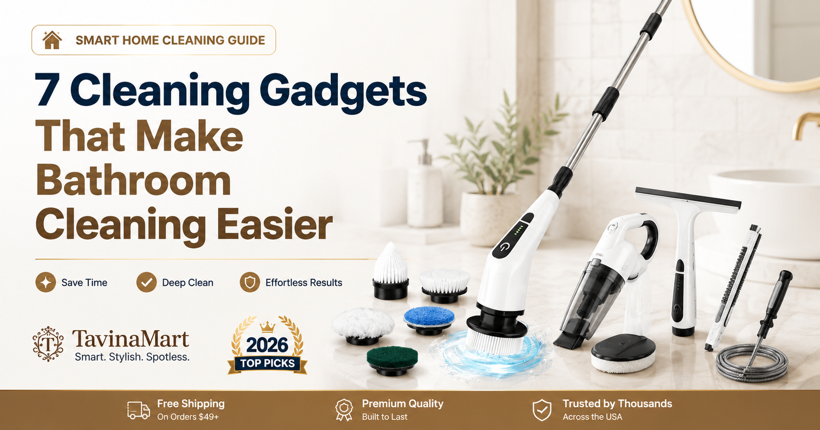 Smart Bathroom Cleaning Gadgets