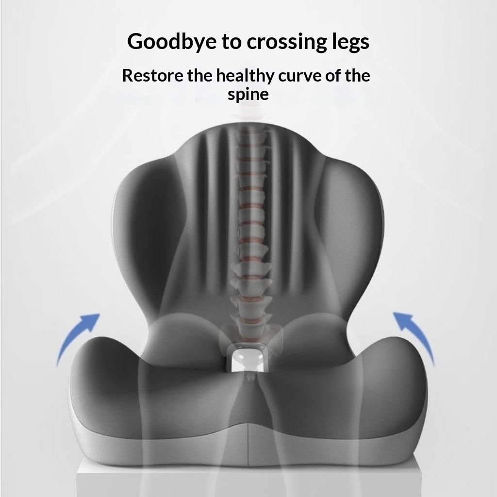 Ergonomic Lumbar Support Seat Cushion - Posture Correcting Memory Foam Chair Pad for Students Office Home Use - Image 8