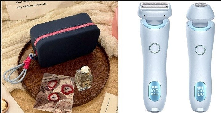 2-in-1 USB Rechargeable Women’s Electric Shaver & Body Trimmer - Image 3