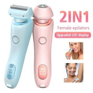 2-in-1 USB Rechargeable Women’s Electric Shaver & Body Trimmer