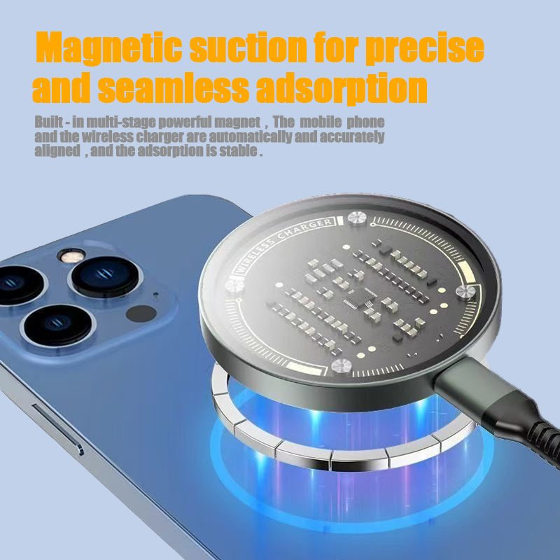 15W Magnetic Wireless Charger for iPhone - Image 5