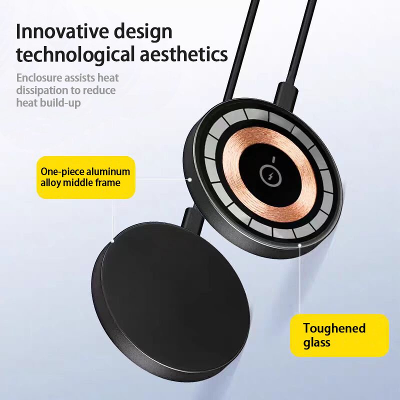 15W Magnetic Wireless Charger for iPhone - Image 3