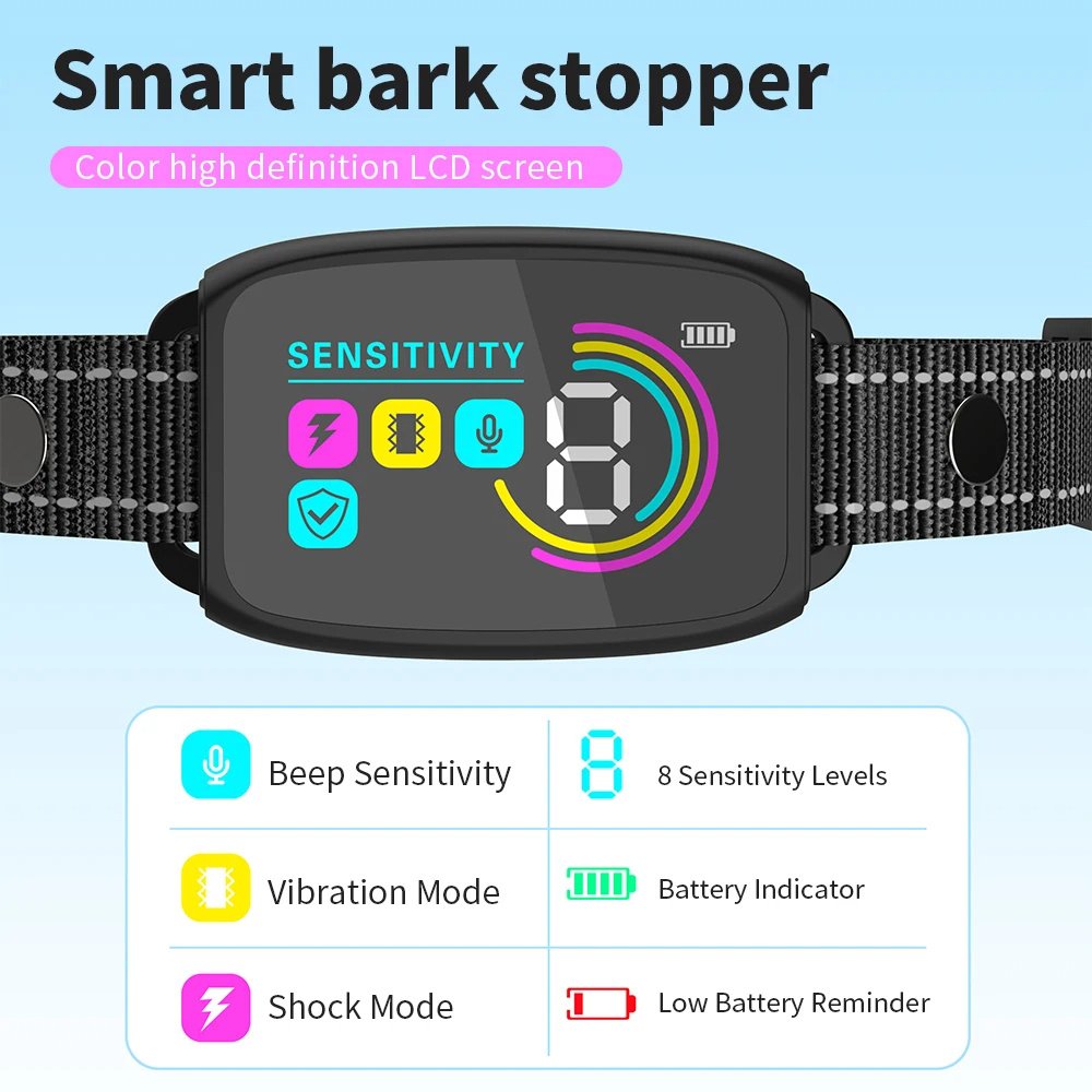 Anti Barking Dog Collar – Smart Rechargeable Bark Stopper - Image 2