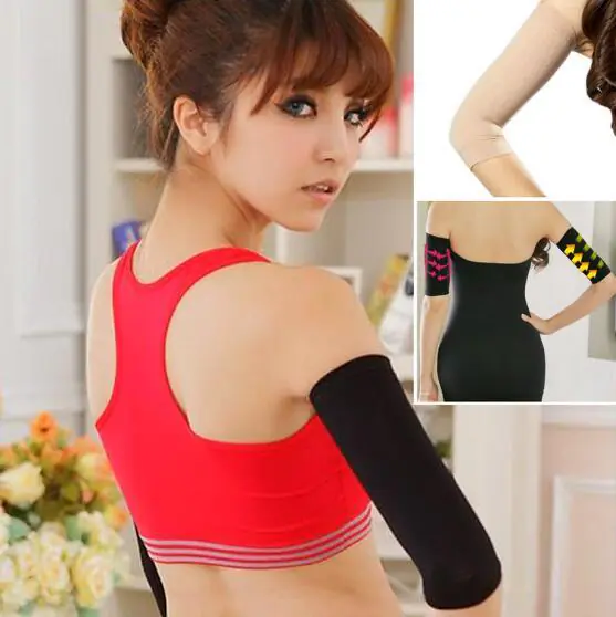 Arm shaping compression sleeves for women and men