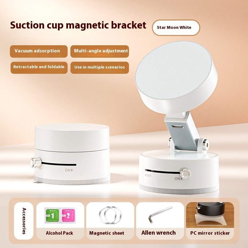 Foldable Magnetic Vacuum Car Phone Holder - Image 3