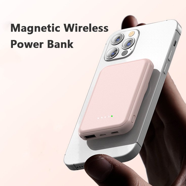 Mini Magnetic Wireless Power Bank – 5000mAh & 10000mAh